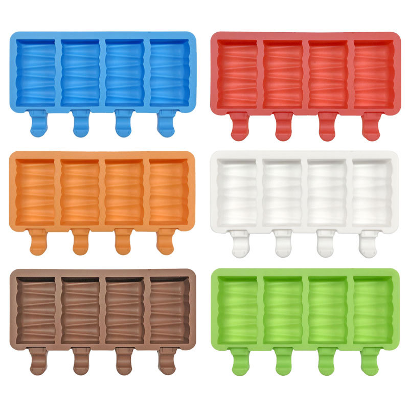 Handmade DIY ice cream with lid food grade silicone mold popsicle popsicle making tools more than in stock optional