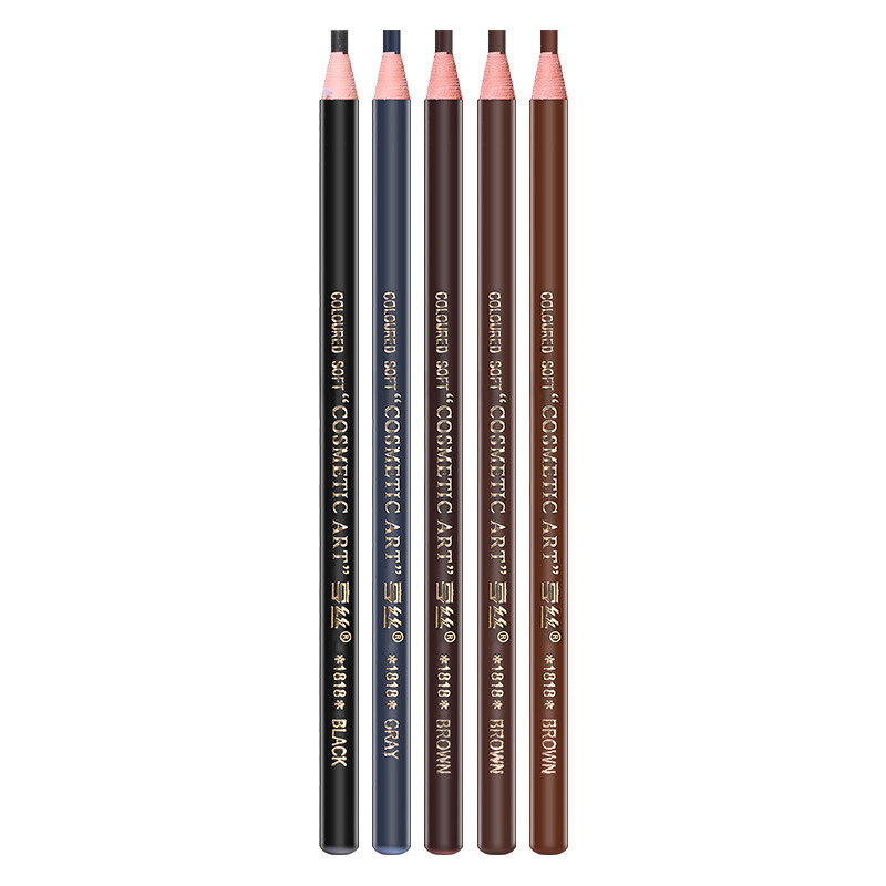 Heng silk 1818 pull eyebrow pencil waterproof sweat-proof color natural thrush pen genuine factory wholesale spot