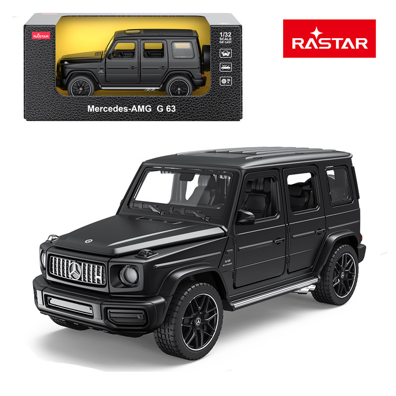 星輝1:32奔馳AMG G63合金汽車模型仿真金屬大G越野車回力聲光盒裝