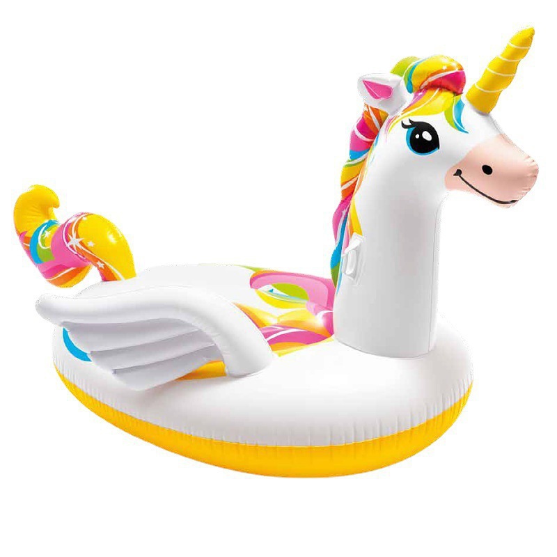 INTEX children water inflatable seat riding swimming pool water toys floating row swimming ring generation pvc water wholesale