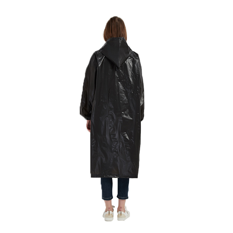 EVA raincoat long men's and women's available adult single coat portable outdoor travel poncho factory direct supply