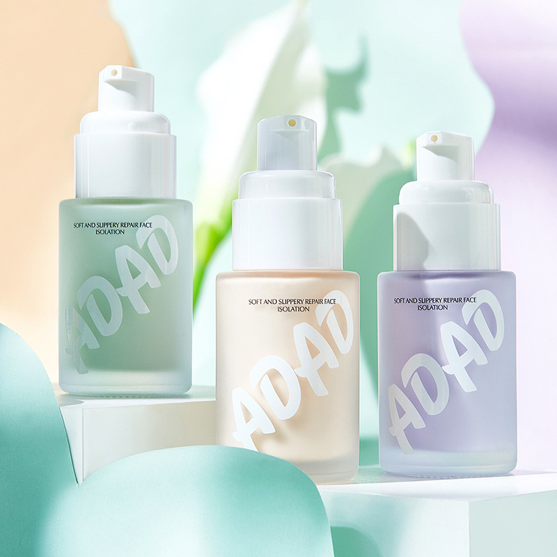 ADAD Moisturizing Repair and Isolation Cream Student Party Moisturizing Moisturizing and Servicing Waterproof Brightening and Clear 3-Color Makeup Front Milk