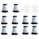 10 Pack 2 Small White Knife
