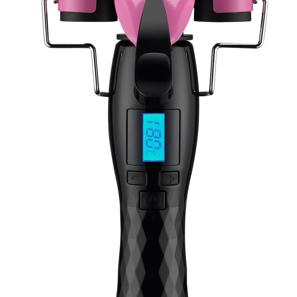 Liquid Crystal three-tube curling iron three-Rod curling iron water ripple hairdressing stick egg roll electric splint cross-border hair iron