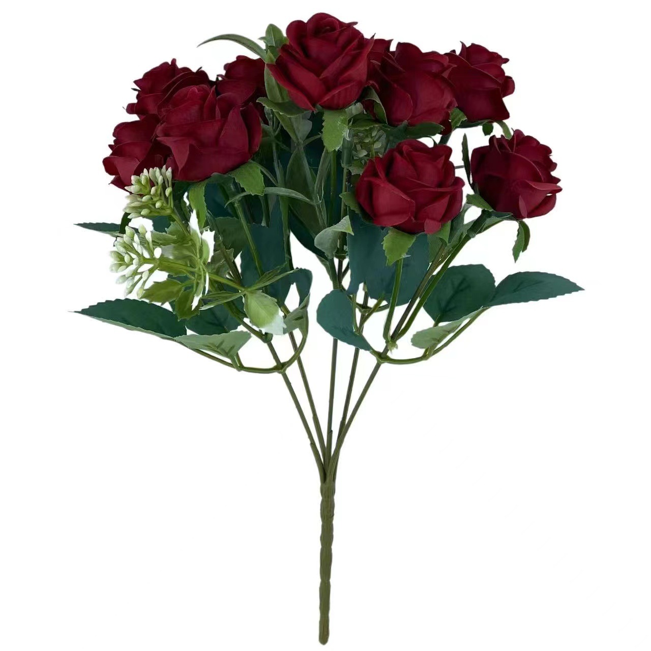New foreign trade wholesale simulation flower wedding bouquet Rose holding flower small flower decoration high-grade rose