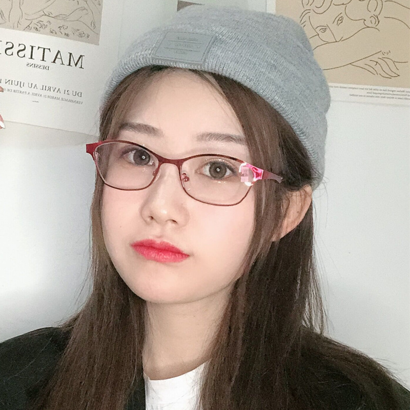 Women's Reading Glasses Anti-blue Light Eye Protection Reading Old People Show Young Presbyterian Glasses Artistic Business Women's Glasses Frame Tide