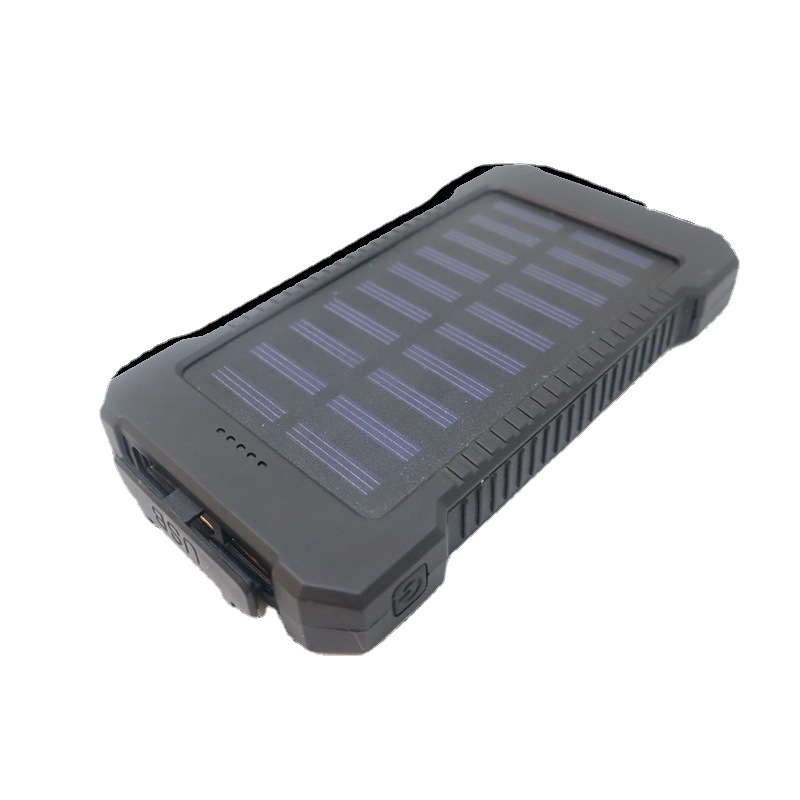 Outdoor creative compass waterproof solar mobile power 20000 mA logo mobile phone charging treasure
