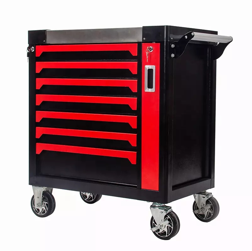 Jiasong factory direct supply extra large heavy multi-functional cart thickened auto repair seven-drawer convenient mobile tool car