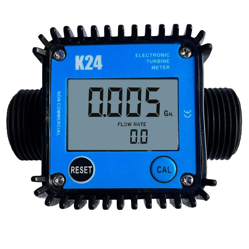 k24 Turbine Flowmeter Diesel Gasoline Methanol Coal Oil Water Electronic Digital Display Liquid Gear Meter Winggang