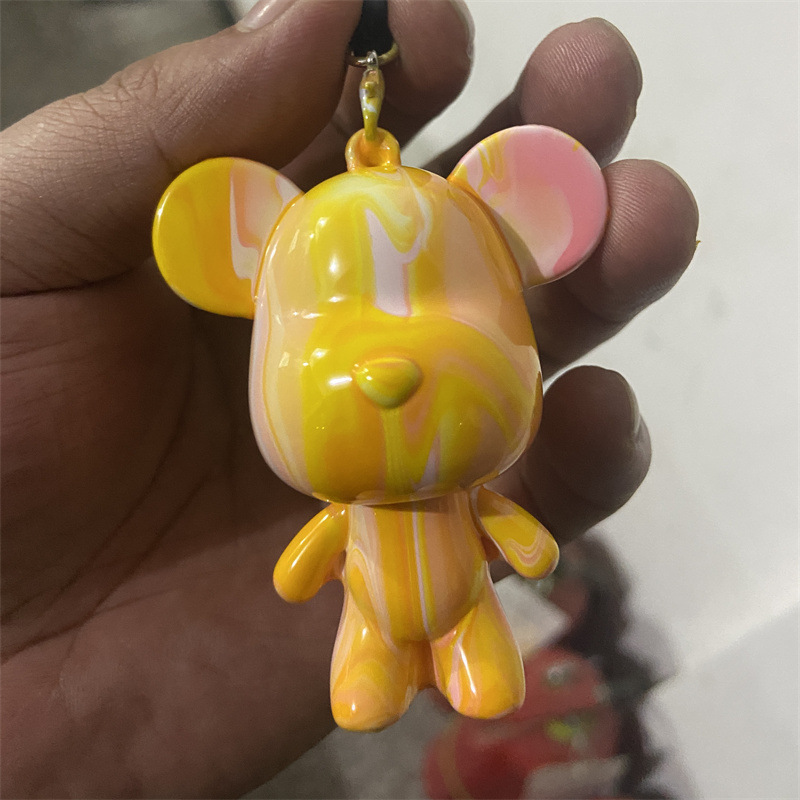 Жидкий медведь пигмент насилие DIY медведь пигмент пакет костюм ручной работы жидкая живопись высокий глянцевый жидкий медведь Пигмент оптом