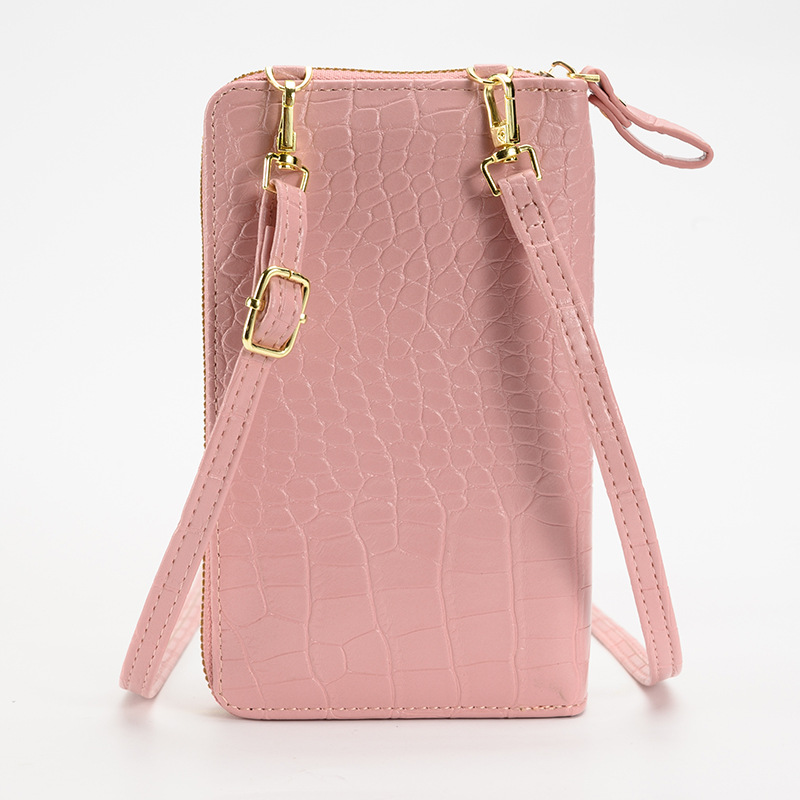 2023 New Fashionable Mobile Phone Bag Korean Style Fashionable Large Capacity Double Layer Wallet Multi-function Women Crossbody Bag
