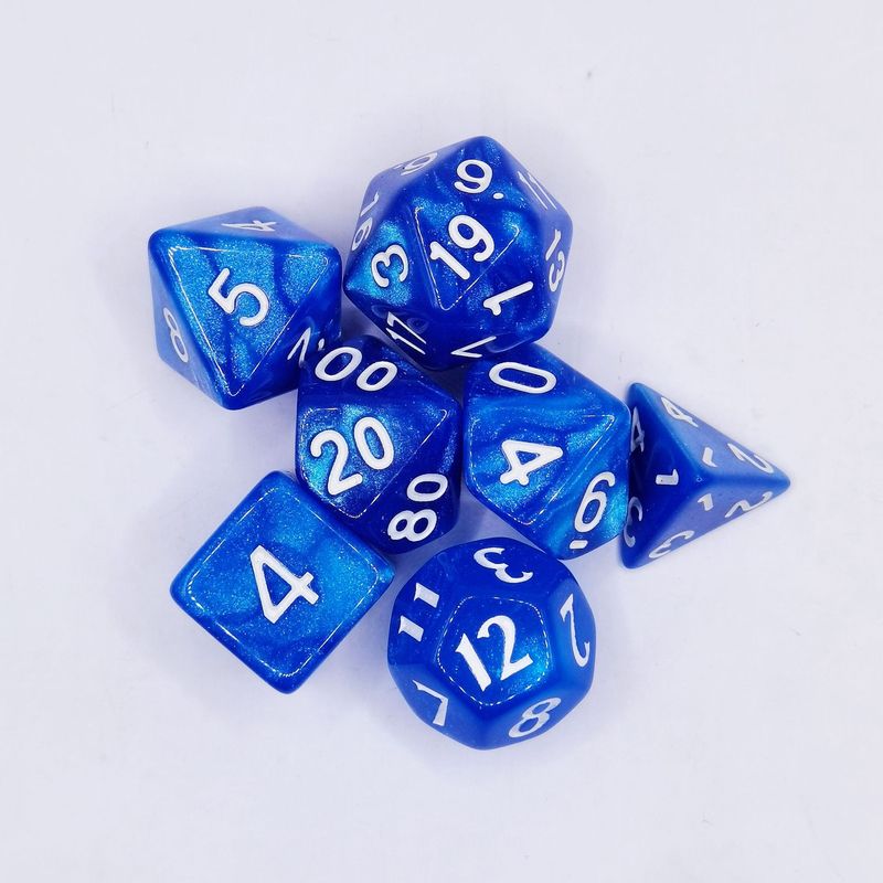 現物真珠紋多面サイコロセットテーブル遊走団七粒セット数字サイコロセットゲームサイコロセット|undefined