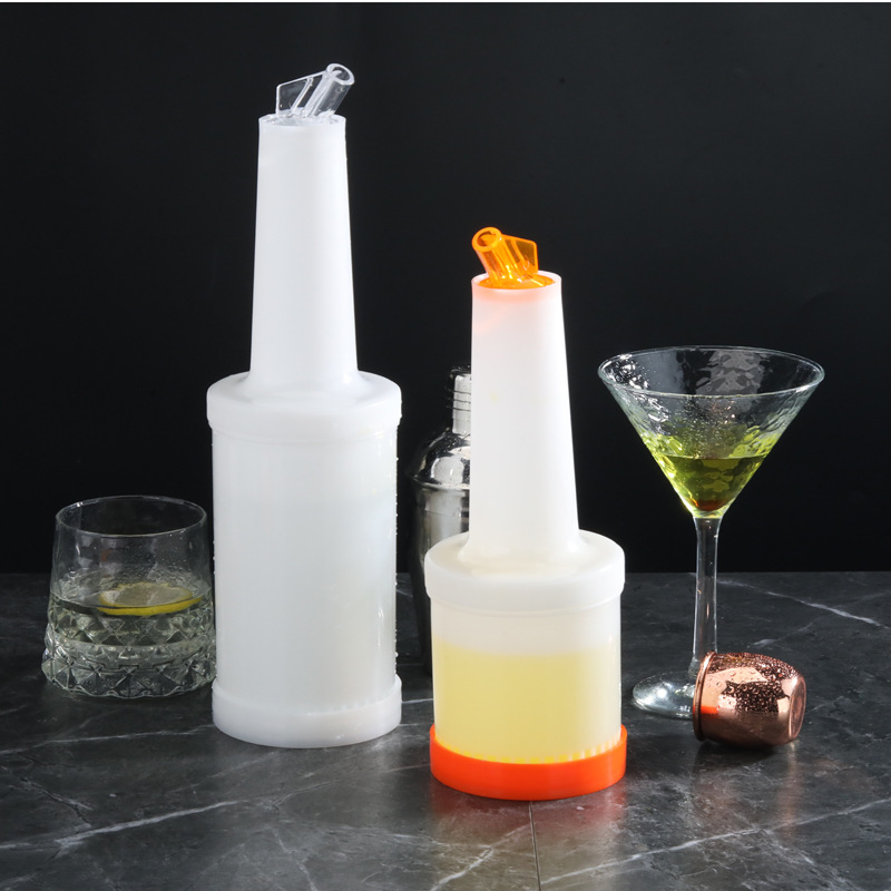 Plastic Pot Bar Large Capacity Juice Bottle Juice Pot Large Capacity Cold Water Bottle Sauce Juice Pot Bar Hotel Color