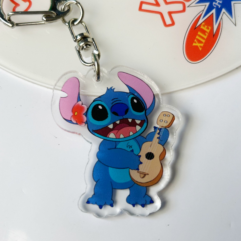 Shi Dizai Pendant Star Baby Cute Cartoon Acrylic Keychain Student Schoolbag Creative Couple Hanging Ornaments