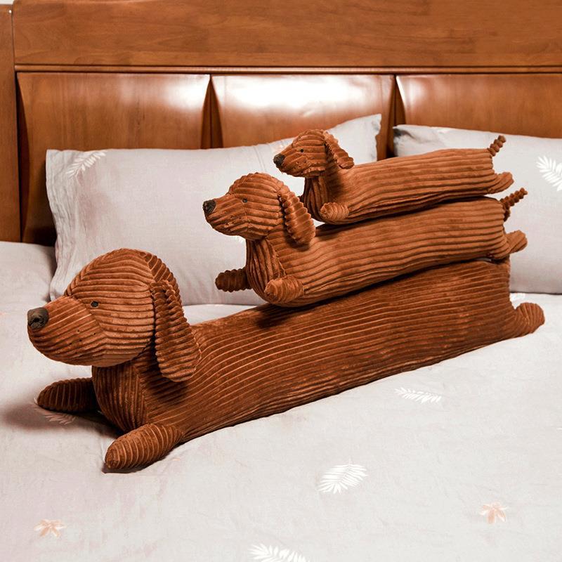 Long sausage dog pillow panda doll rabbit pillow plush toy sleeping pillow beast sofa cushion pie