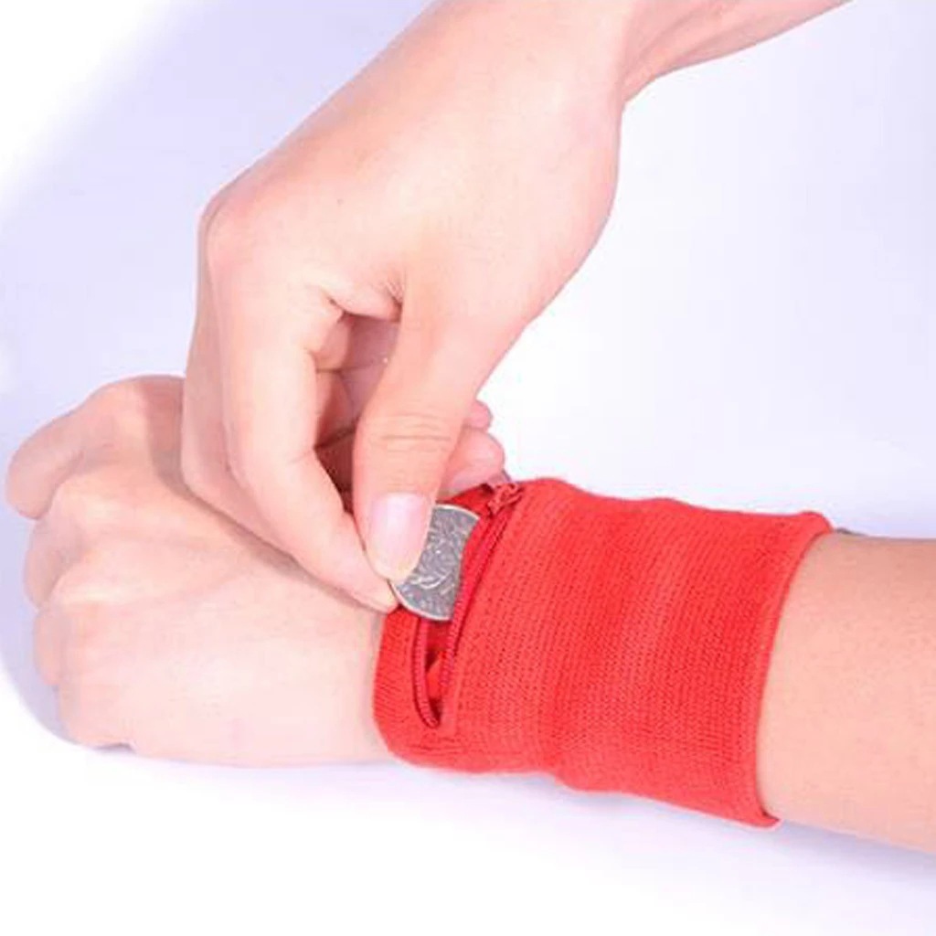 Zipper Wrist Wallet Key Change Wristlet Sports Bag Running Fitness Sports Personality Wristlet