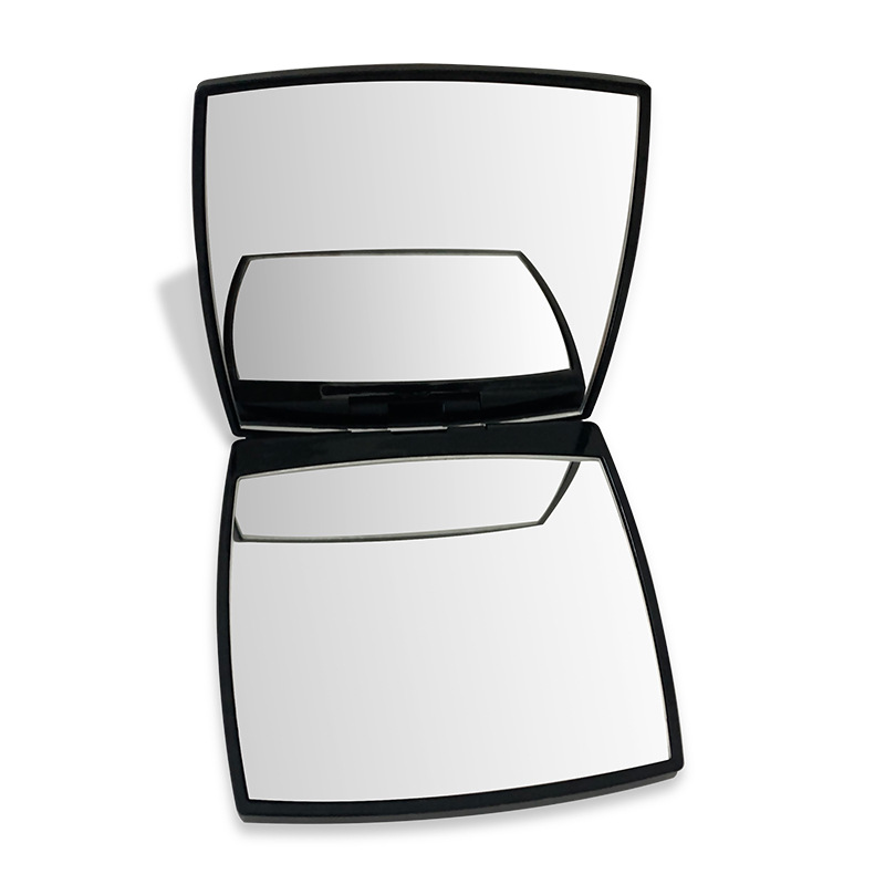 Xiaoxiang Portable Small Mirror Portable Women's Portable Cosmetic Mirror Double-Sided Makeup Wedding Folding Flip Cover Simple Fashion