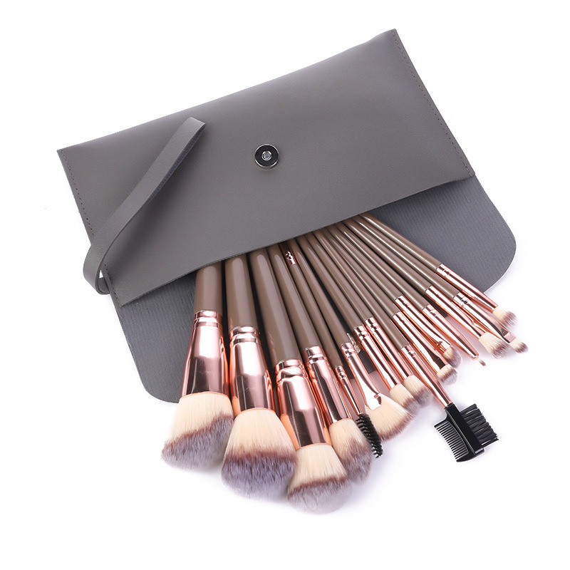 Makeup Brush suit 15 PCs soft hair loose powder blush Foundation eye shadow concealer brush makeup eyebrow brush portable full set of tools