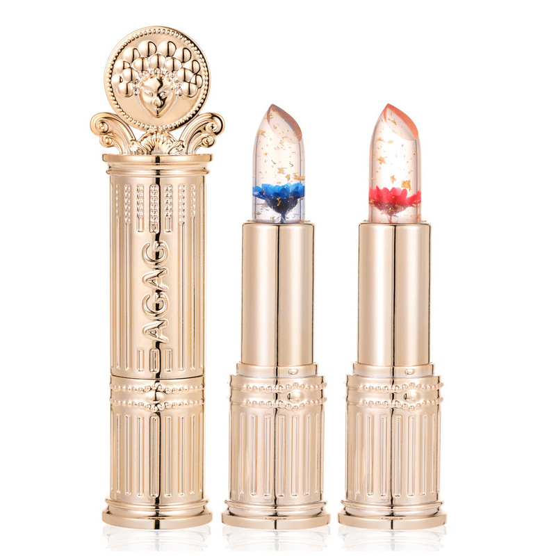 Rona with AGAG lipstick with mirror fresh petals crystal color change lipstick non-stick cup moisturizing does not fade