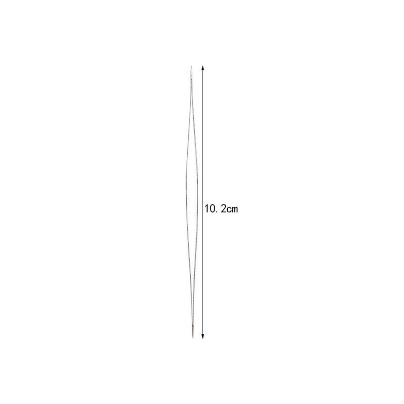 Middle opening needle with bead needle 10.2cm