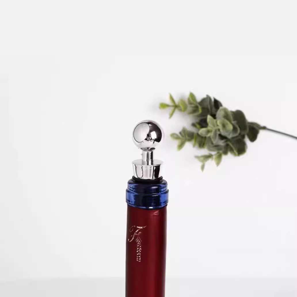 Simple and innovative wine stopper champagne stopper sealed Fresh round head tapered wine stopper
