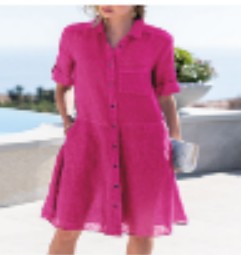 2023 European and American fashion casual cotton linen ladies dress
