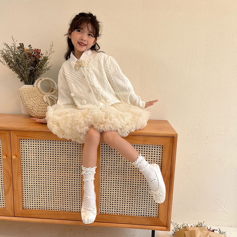 hotmoon New Japanese Style Three-Layer Fungus Lace Bow Princess Female Children's Baby Dance Pile Socks Female
