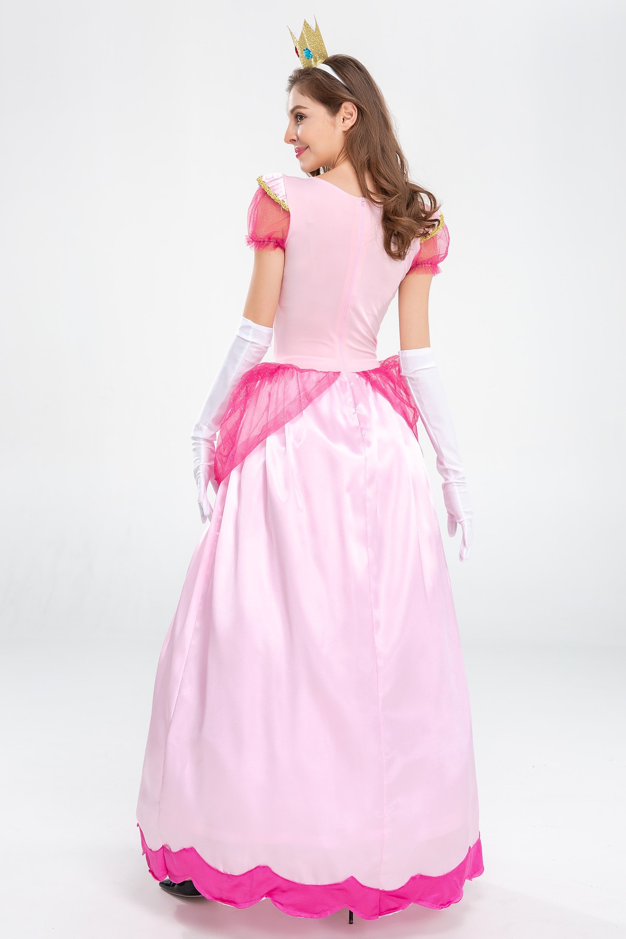 New Mary Biqi princess dress stage costume court party queen dress pink peach blossom princess costume