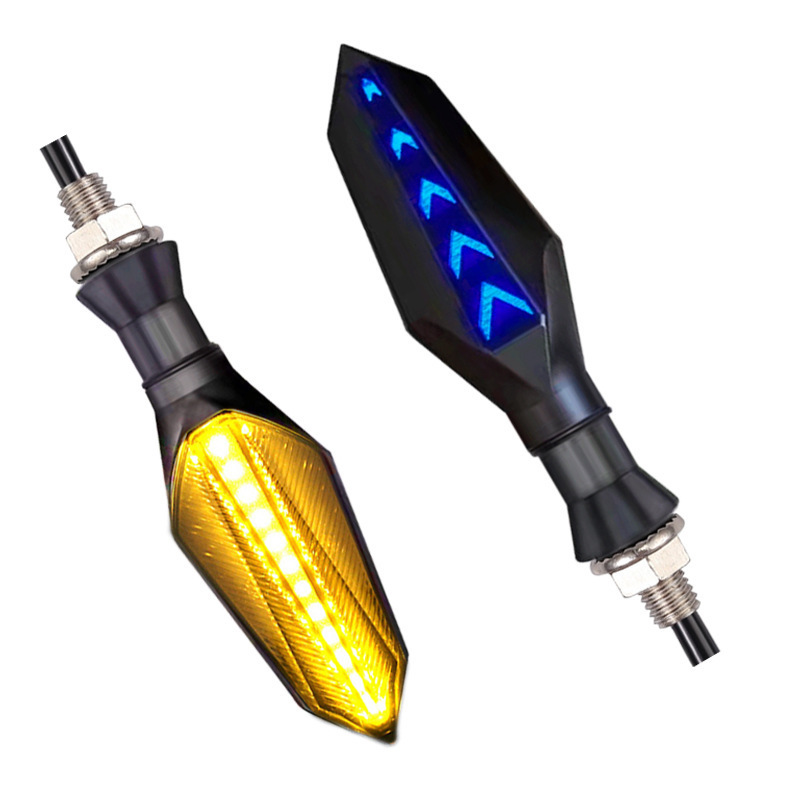 オートバイ2色17led流水矢印方向灯流水led方向灯信号警告灯改造部品|undefined