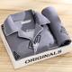 100 High-end Pajamas Men's Long-sleeved Spring and Autumn 2023 New Men's Casual Middle-aged Youth Summer Home Suit
