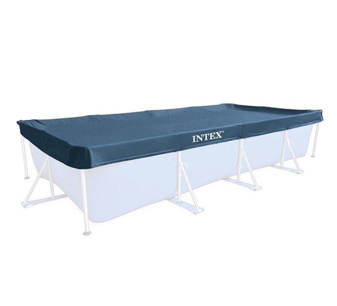 Original Genuine INTEX Swimming Pool Cover Square Pool Cover Swimming Pool Dust Cloth Thickened 28039