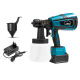 Blue Lithium spray gun one electric one charge