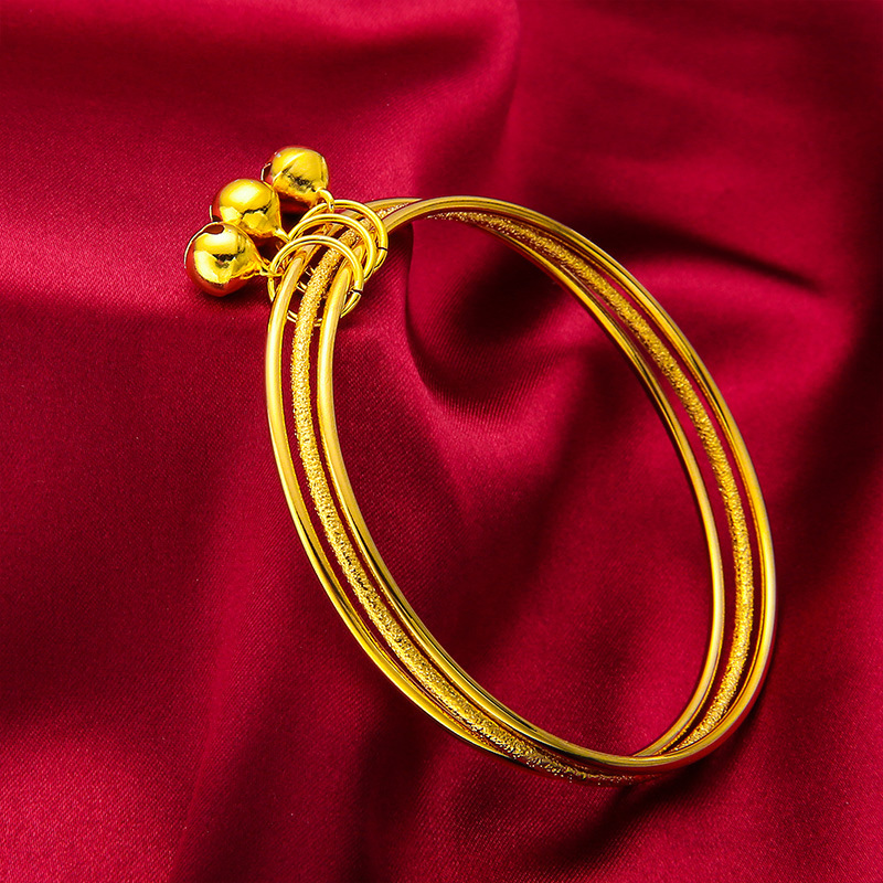 Unisex Braccialetto di simulazione del colore di lunga durata Braccialetto di moda da donna in oro Braccialetto placcato in oro Gioielli Joker_voghion.com