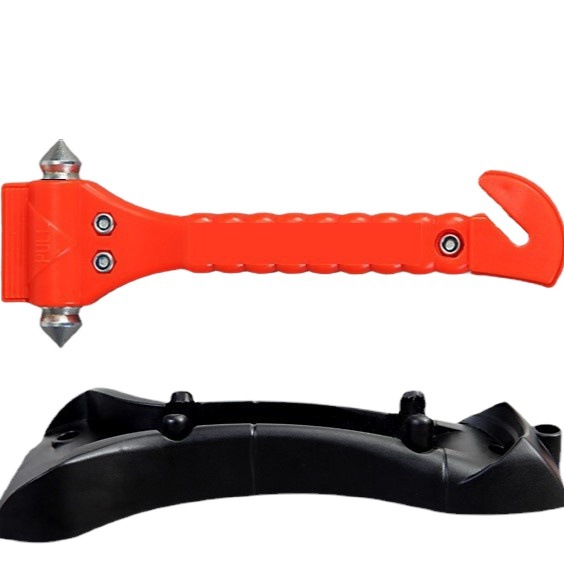 Car two-in-one life-saving hammer Car solid hammer Bus fire window breaker Bus escape hammer