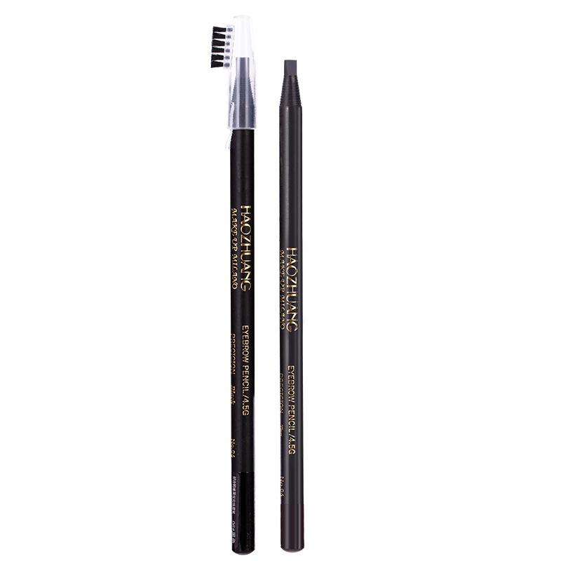 Good makeup machete hard core pull eyebrow pencil waterproof sweat-proof durable not easy to faint easy to use duck beak thrush makeup pen