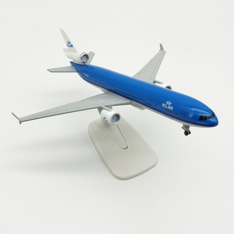 20cm合金飛行機模型離着陸機付き旅客機メーカー販売歓迎相談オランダMD-11|undefined