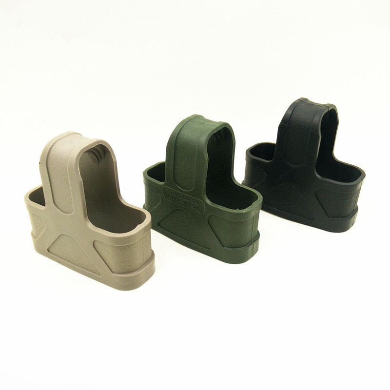 Cross-border M4 cartridge rubber sleeve 5.56 tactical quick pull triangle quick pull sleeve Jinming 8th generation 9th generation universal modification accessories