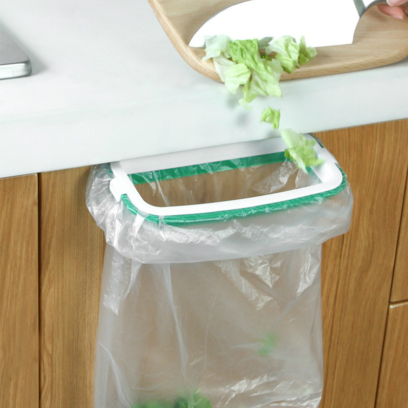 Special offer hanging garbage rack creative storage kitchen door back cabinet bracket multifunctional garbage rack in stock