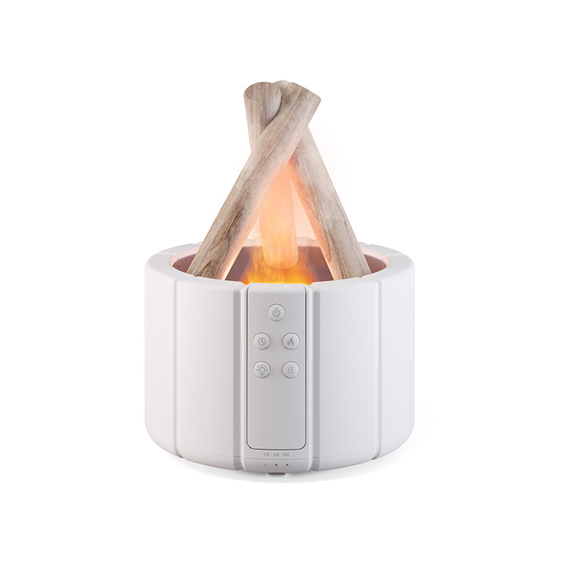 Cross-Border New Flame Aromatherapy Humidifier for Bedroom, Small Living Room Desktop Home Campfire Aromatherapy Humidifier