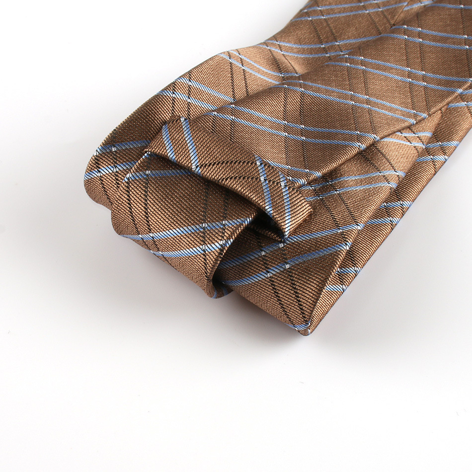 Men's striped 8cm polyester casual business banquet wedding hand tie men's wholesale factory New Red Wedding