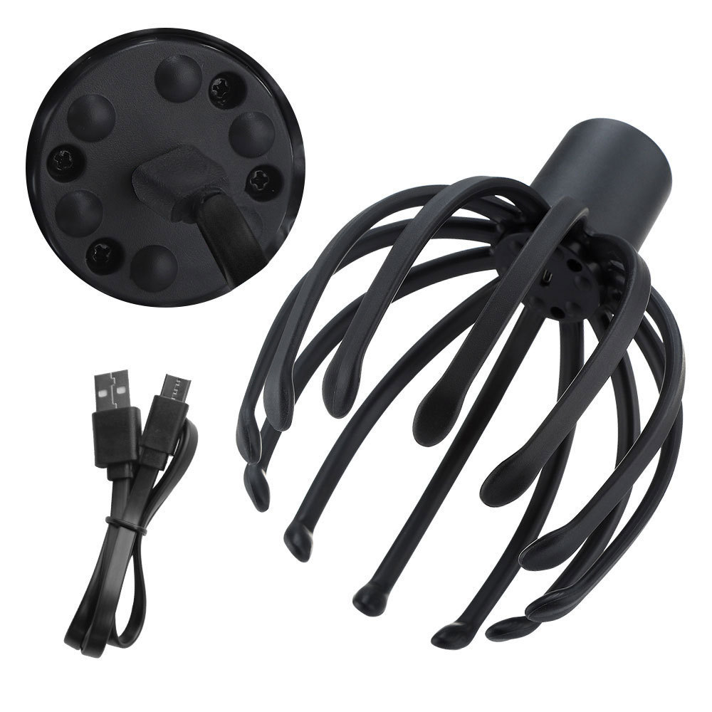 Intelligent Electric octopus head massager soul extraction scratching head Meridian dredging scalp massage relaxation artifact