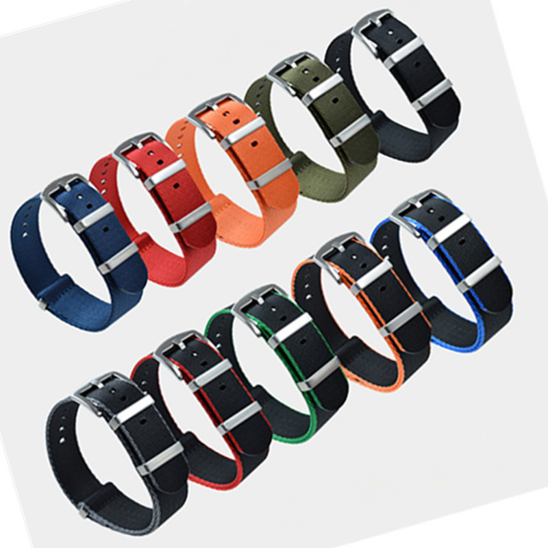 Canvas Nylon Woven Strap High End NATO One Over Nylon Strap 18/20/22/24
