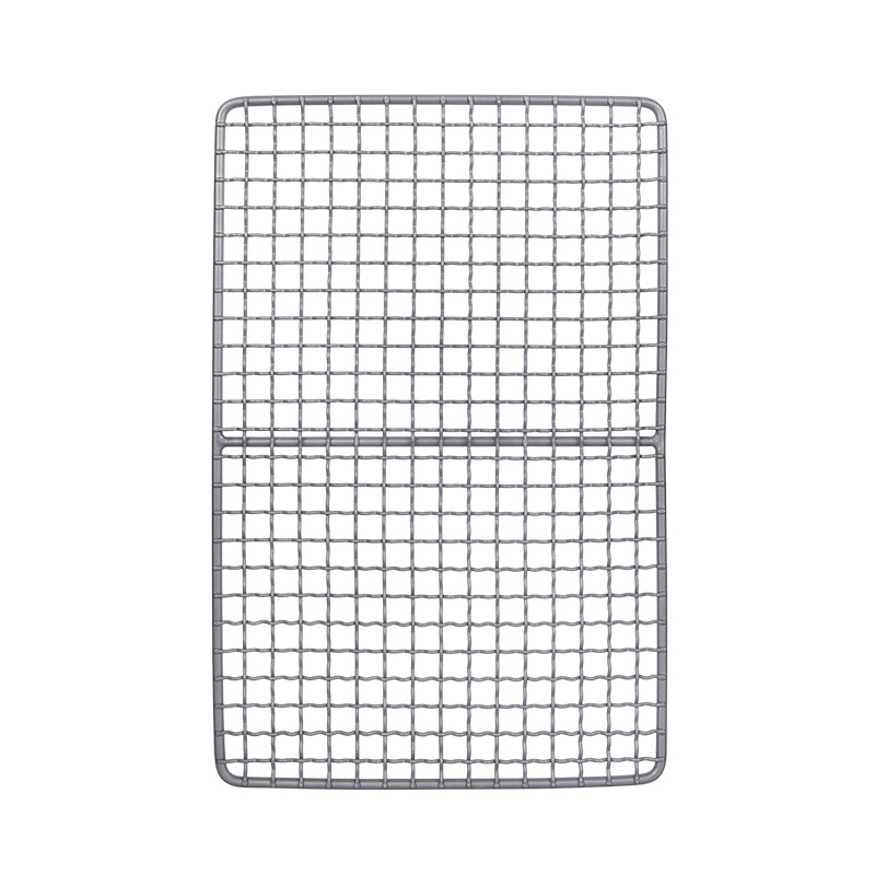 Biwei Pure Titanium Barbecue Net Outdoor Travel Camping Portable Small Barbecue Grill Picnic Tools Barbecue Fish Net