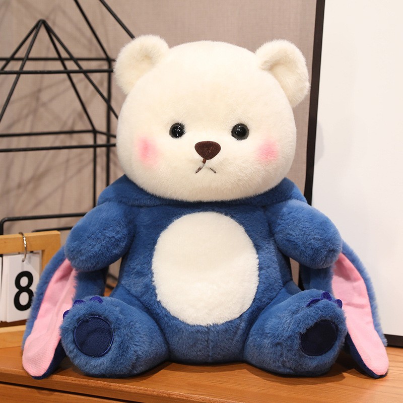 Internet Red Strawberry Bear Lina Doll Plush Toy Bear Animal Doll Pillow Girl Birthday Gift Doll