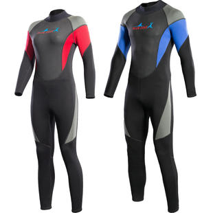 one-piece diving suit 3mm wet suit men's warm winter swimming suit women's paddle board windsurfing cold suit diving suit
