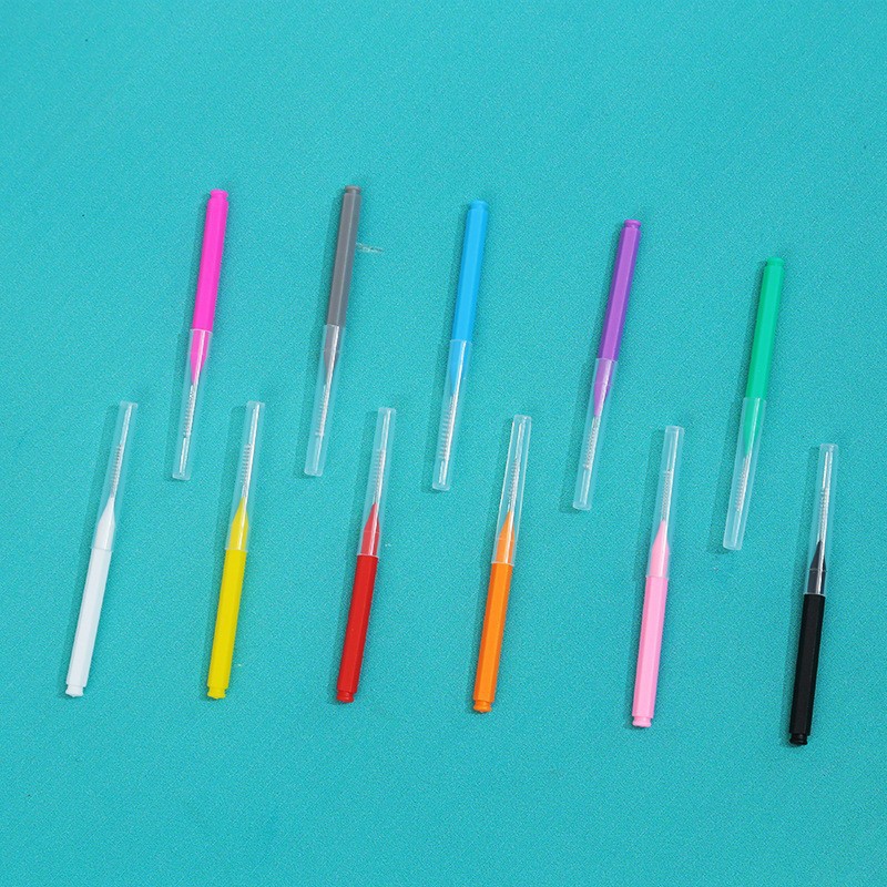 Cross-border supplier pencil interdental brush retail interdental brush orthodontic interdental brush 40 boxed interdental brush