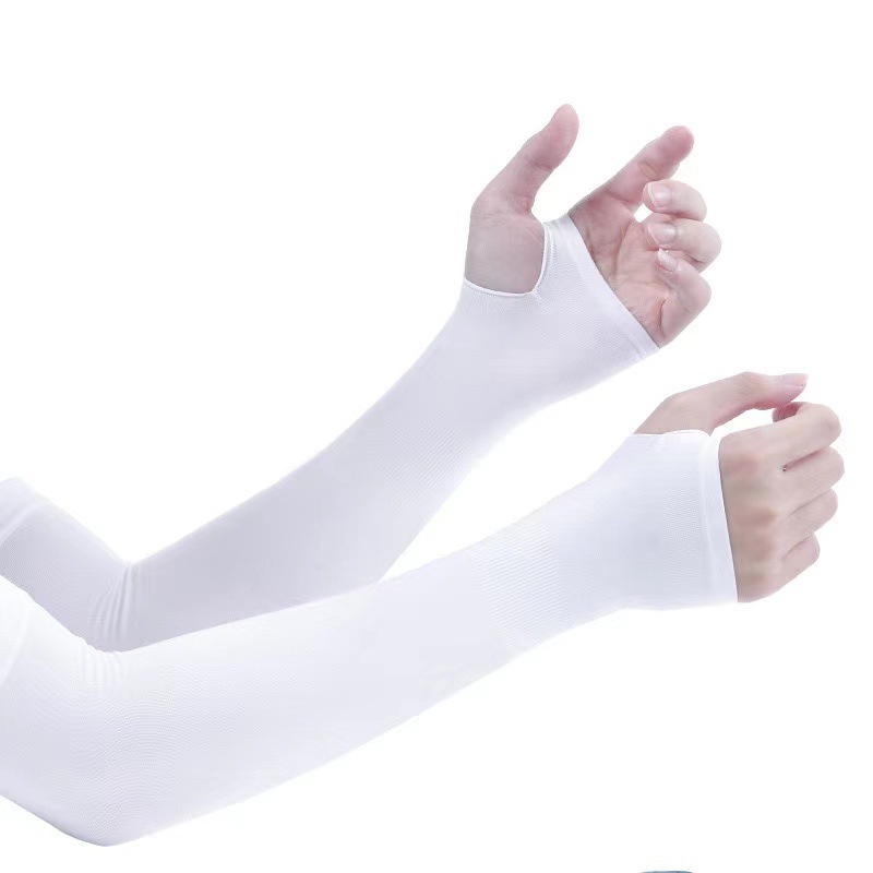 Ice Sleeve Summer Ice Silk Sleeve Men's Extended Sun Protective Sleeve Women's Outdoor Gloves Riding Driving Arm Cover Sun Protective Use