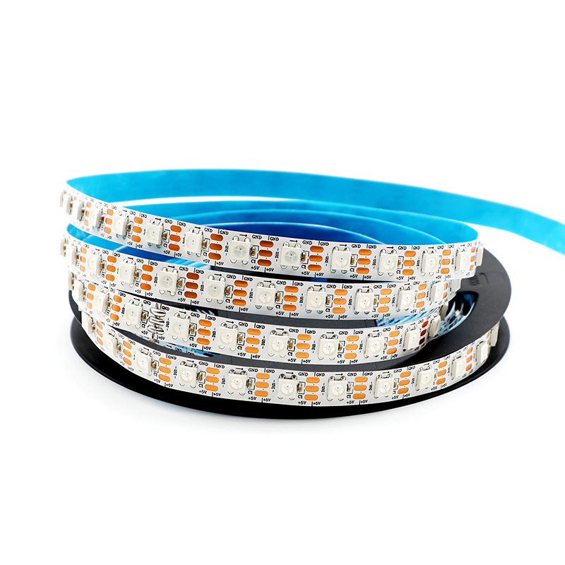ws2812b magic light strip 5v low voltage single point single control waterproof led light strip programmable happy running water light bar