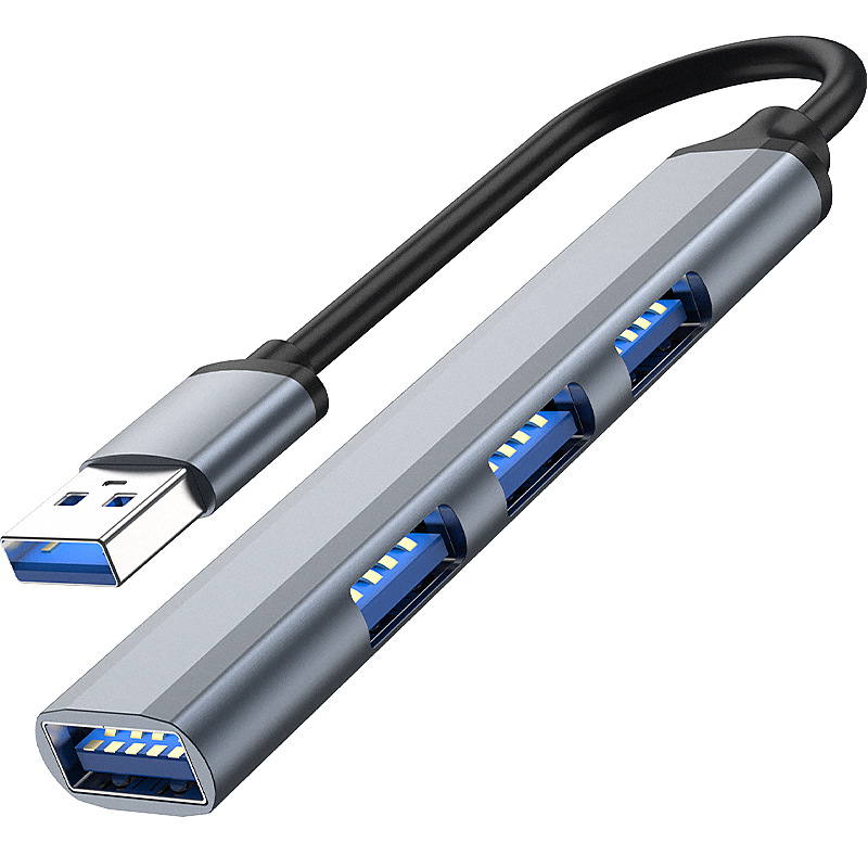 USB-удлинитель, многофункциональный концентратор от одного до четырех, разветвитель концентратора для расширения мультиинтерфейса док-компьютера