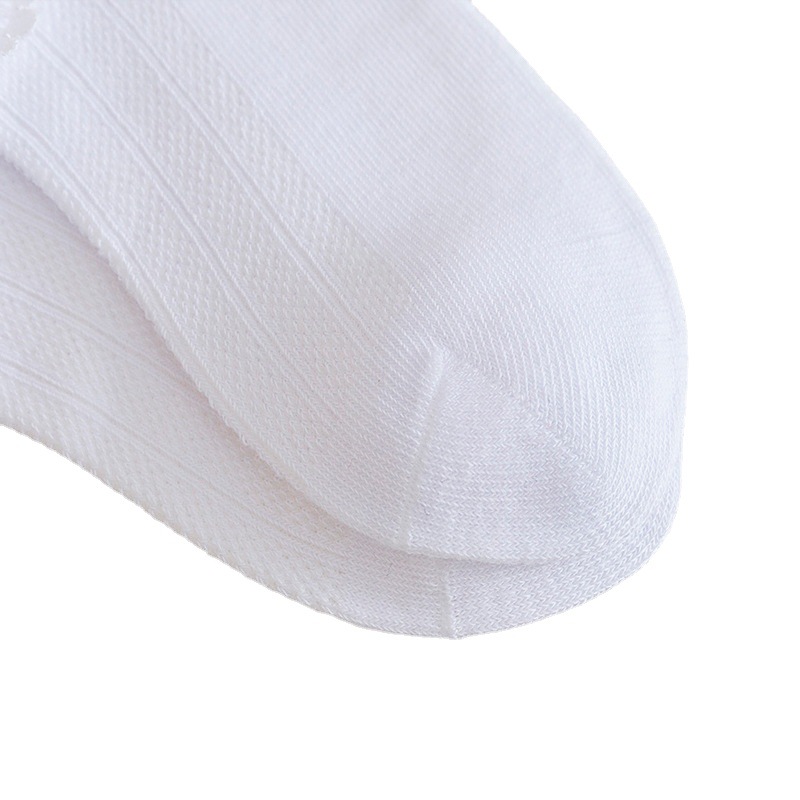 Babu girls' new spring and summer children's white breathable lace mesh cotton lace socks Korean style baby Princess cotton socks
